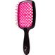 Гребінець для волосся Janeke Standart Superbrush, чорний з рожевим  Standart Superbrush фото 1