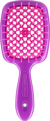 Расческа для волос Janeke Superbrush, фиолетовая с розовым Standart Superbrush фото