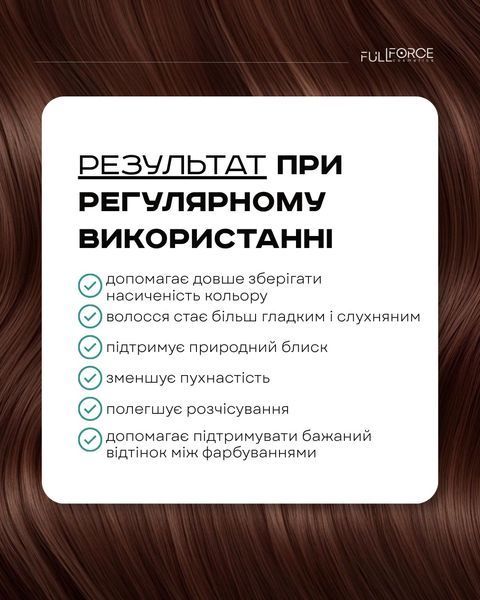 Бальзам для збереження кольору фарбованого волосся Full Force COLOR DEFENSE 250ml