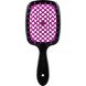 Гребінець для волосся Janeke Standart Superbrush, чорний з фіолетовим  Standart Superbrush фото 2