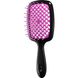 Расческа для волос Janeke Standart Superbrush, чёрный с фиолетовым