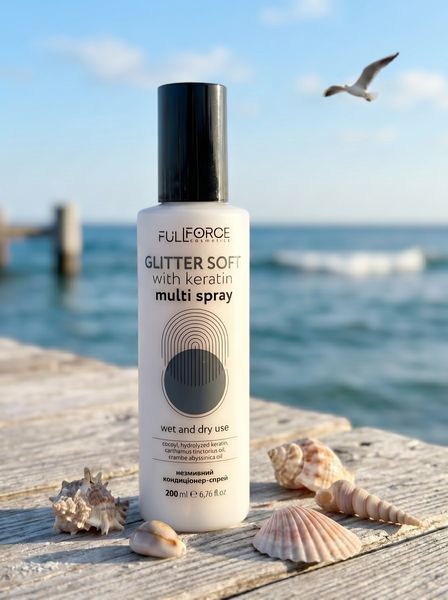 Кератиновый спрей-блеск Full Force GLITTER SOFT SENSATIONS 200 мл SOFT SENSATIONS фото