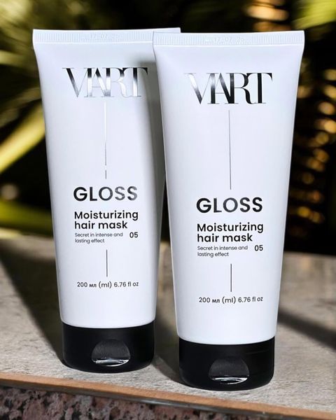 Зволожувальна ліпідна маска для волосся VIART GLOSS 200ml