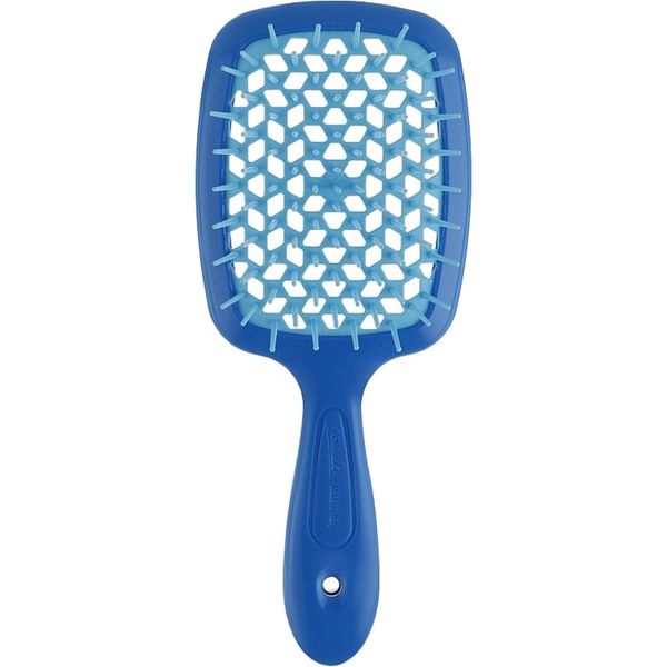 Гребінець для волосся Janeke Standart Superbrush, синій з блакитним Standart Superbrush фото