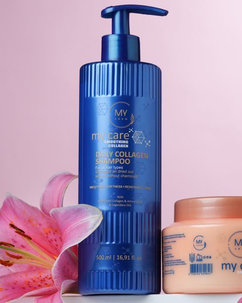 Щоденний розгладжуючий шампунь MY COSM Daily Collagen 500мл