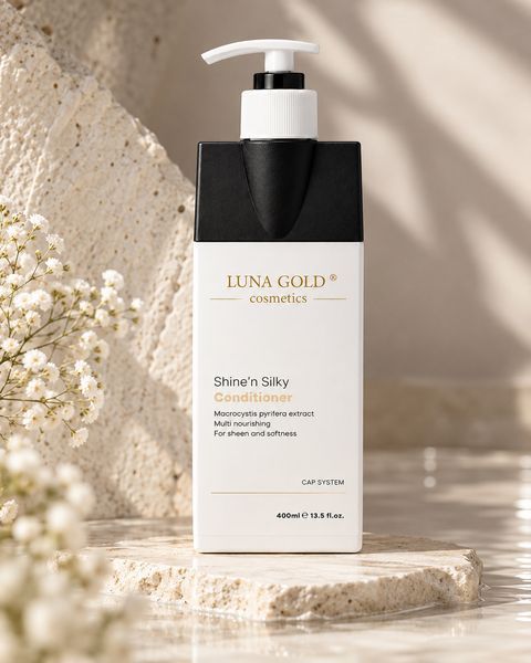 Кондиционер для блеска волос LUNA GOLD Shine&rsquo;n Silky 400 мл