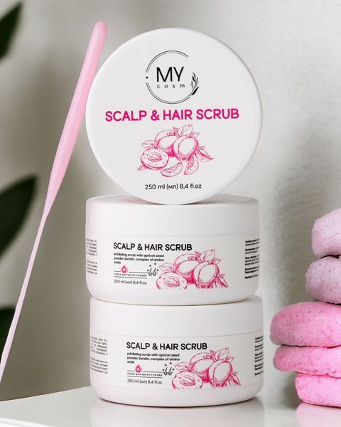 Скраб для шкіри голови MY COSM Scalp & Hair Scrub 250мл SCALP & HAIR SCRUB фото
