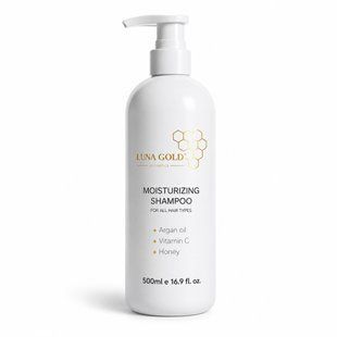Шампунь для увлажнения кожи головы LUNA GOLD Moisturizing 500 мл