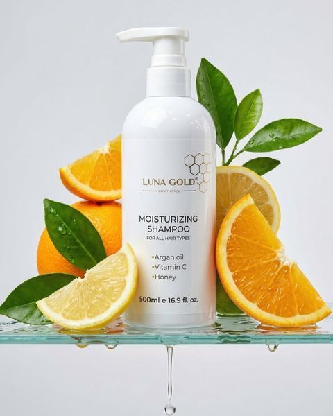 Шампунь для зволоження шкіри голови LUNA GOLD Moisturizing 500 мл