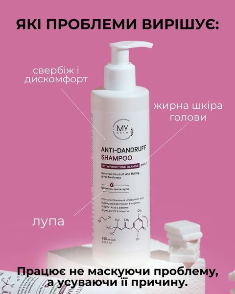 Шампунь проти лупи MY COSM Anti-Dandruff 250мл