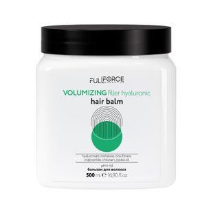 Бальзам філлер для об'єму Full Force VOLUMIZING з гіалуроновою кислотою 500ml
